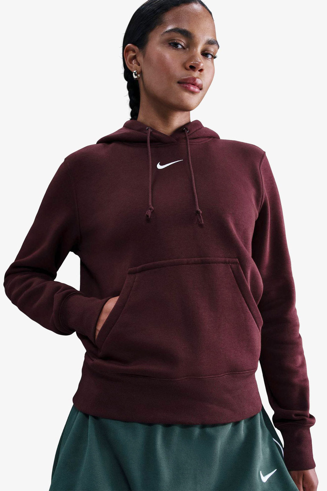 Sportswear Phoenix Fleece sweatshirt à capuchon - Burgundy Crush