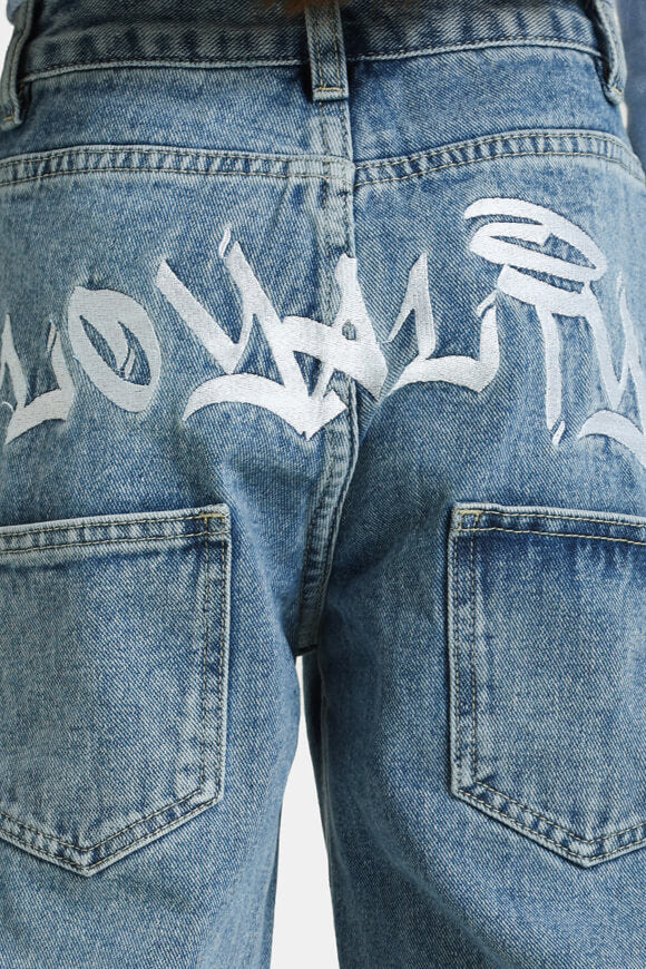 Jean baggy - Bleu medium