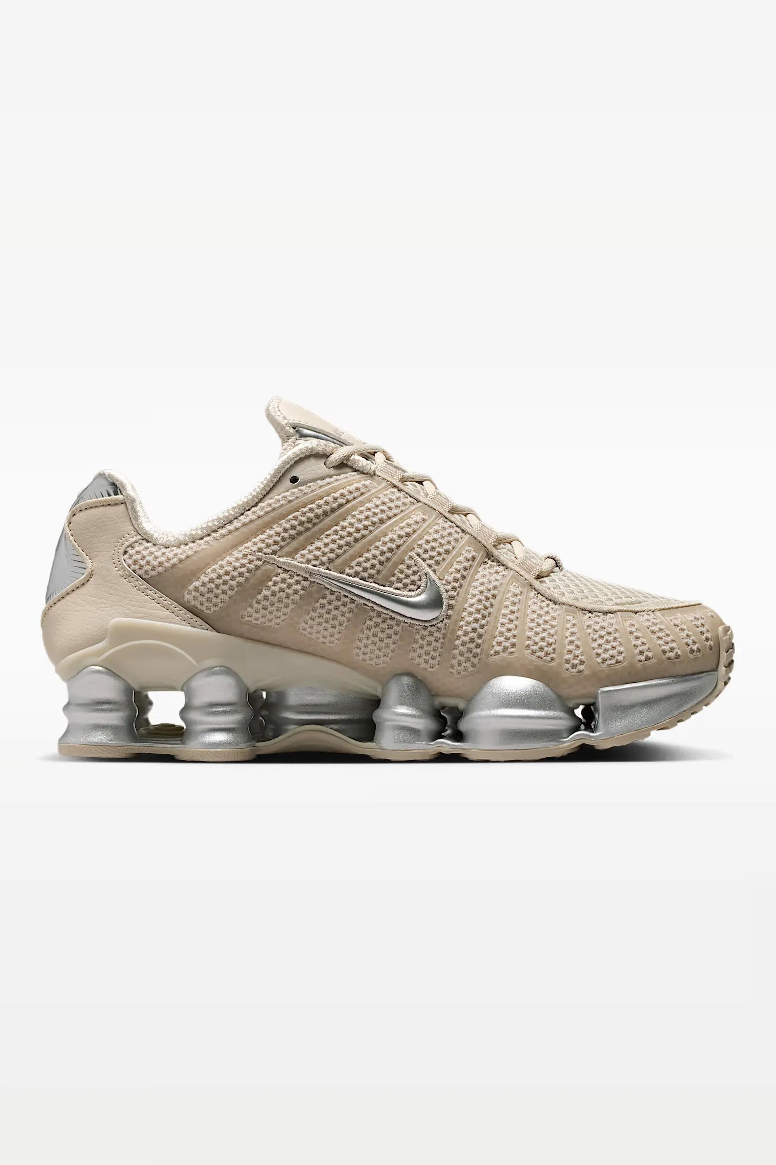 Shox TL sneakers - Cream II + Metallic Silver + Black