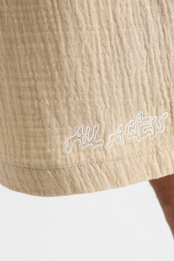 Fabric shorts - Beige