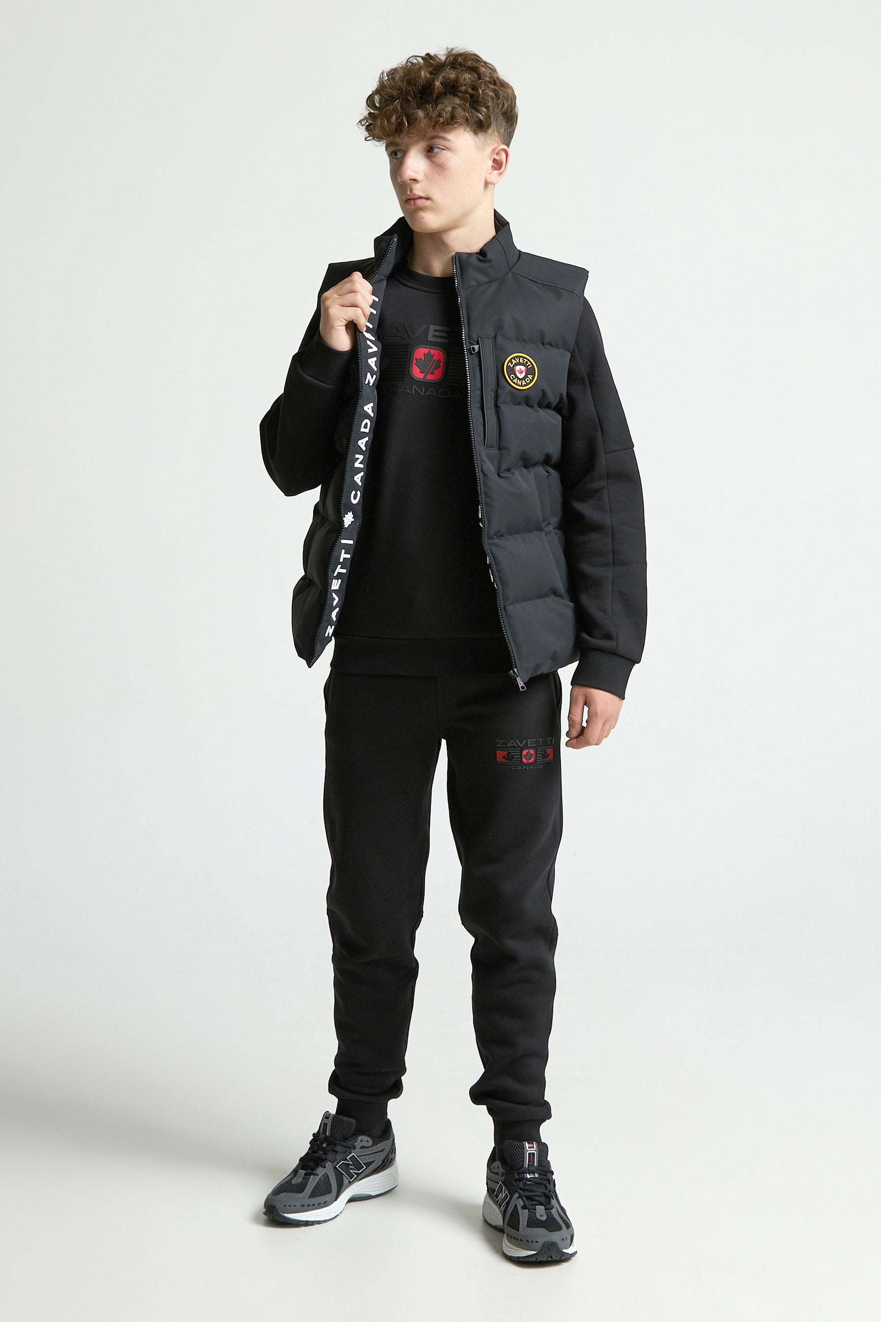 Oshawa Puffergilet - Jet Black