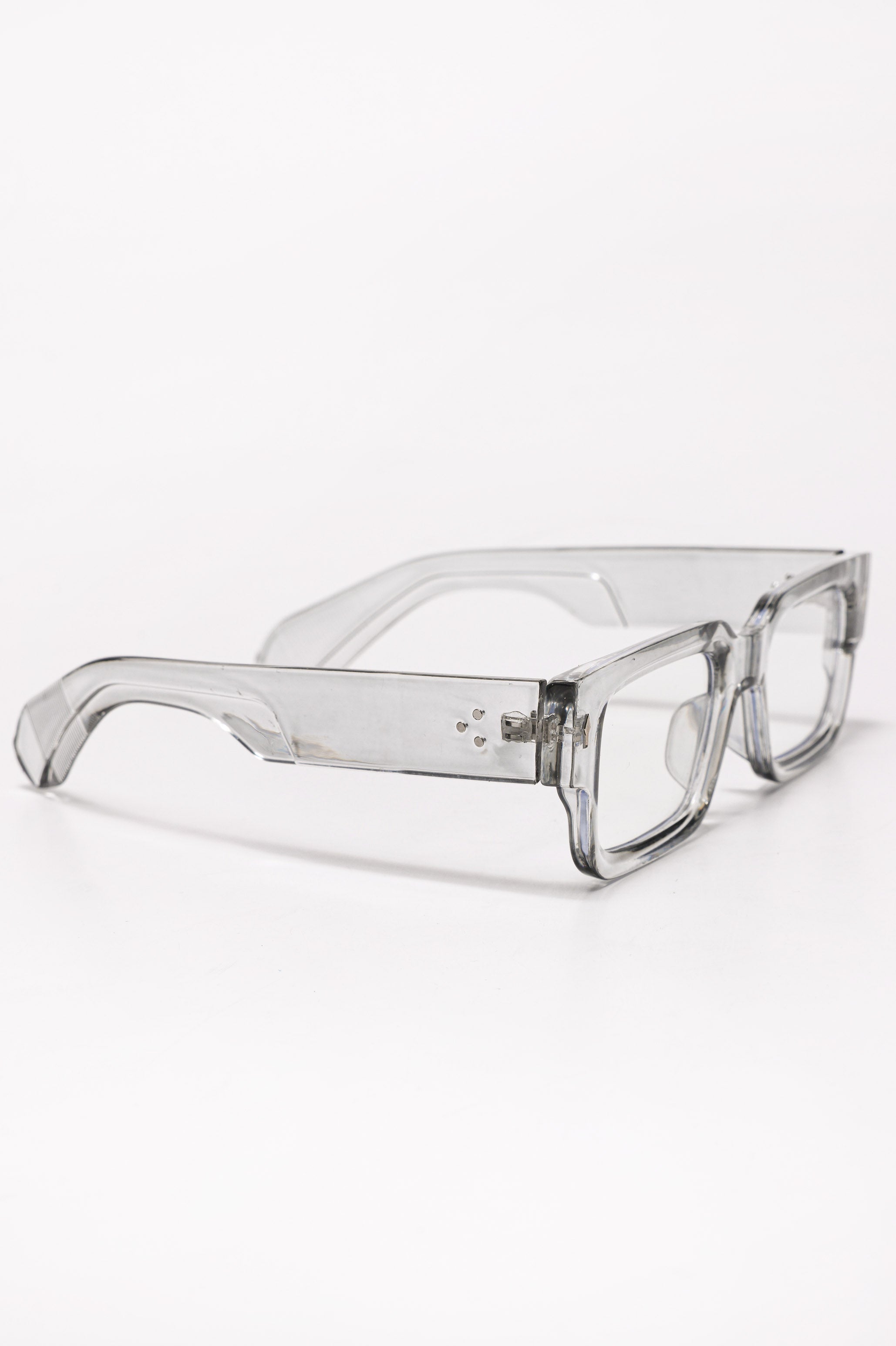 Brille - Light Grey + Clear