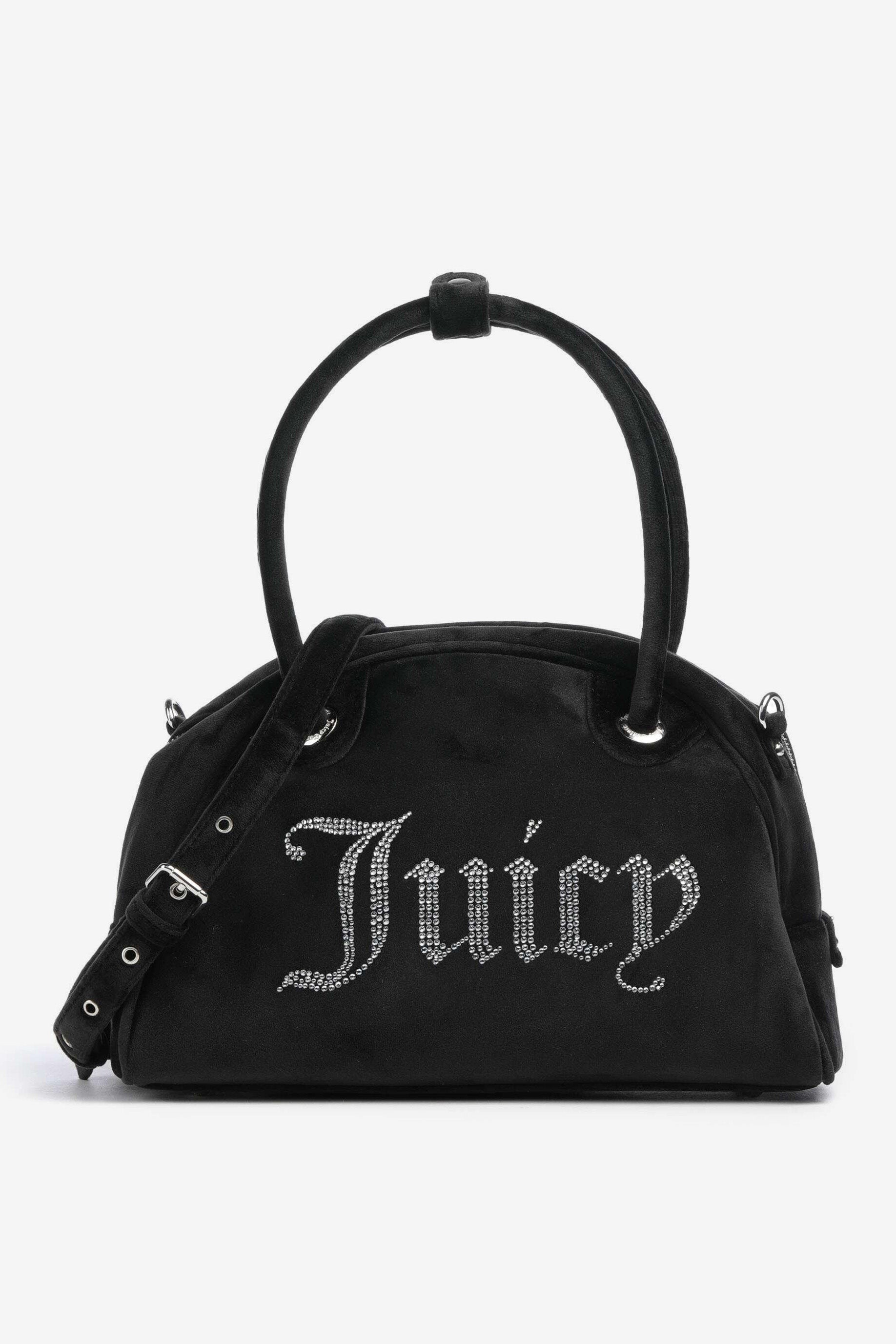 Kimberly sac à main et à bandoulière en velours - Black