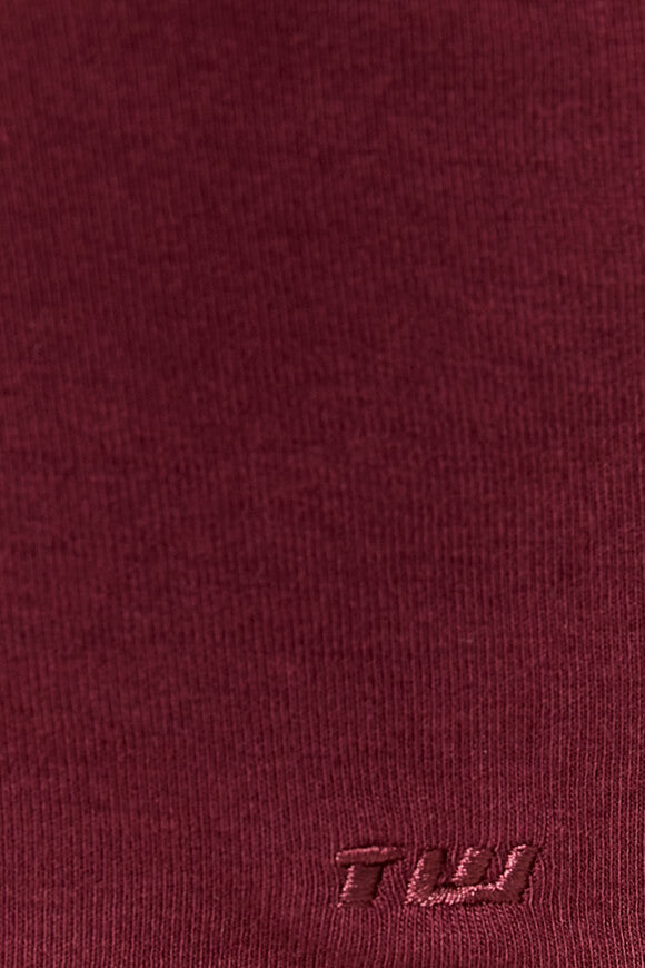 Crop long sleeve shirt - Bordeaux