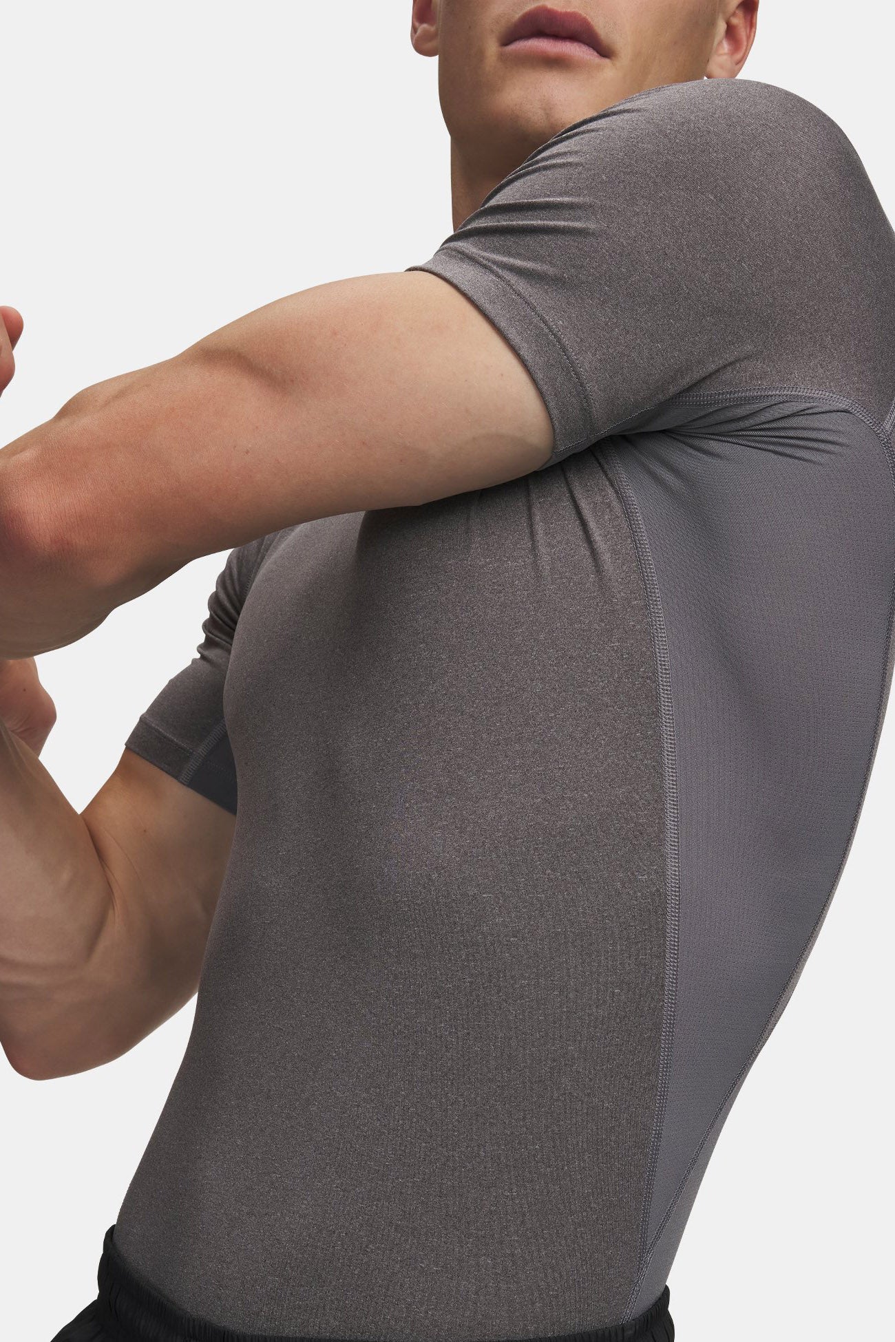 Compression T-Shirt - Carbon Heather