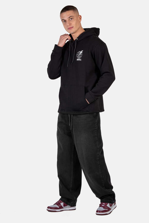 Baggy Fit Jeans - Black Washed