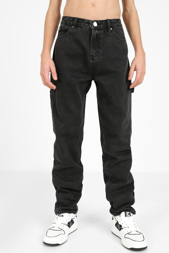 Baggy Fit Jeans - Schwarz