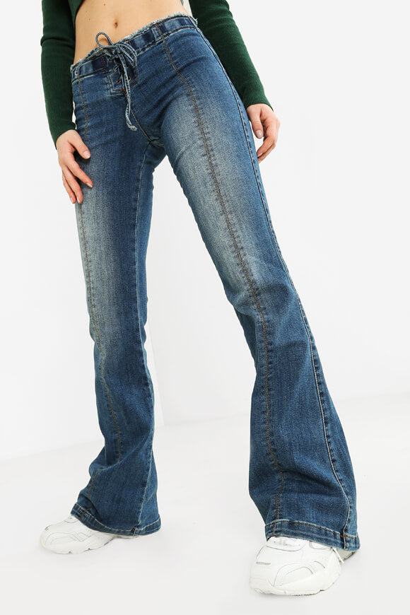 Flare Jeans - Dunkelblau