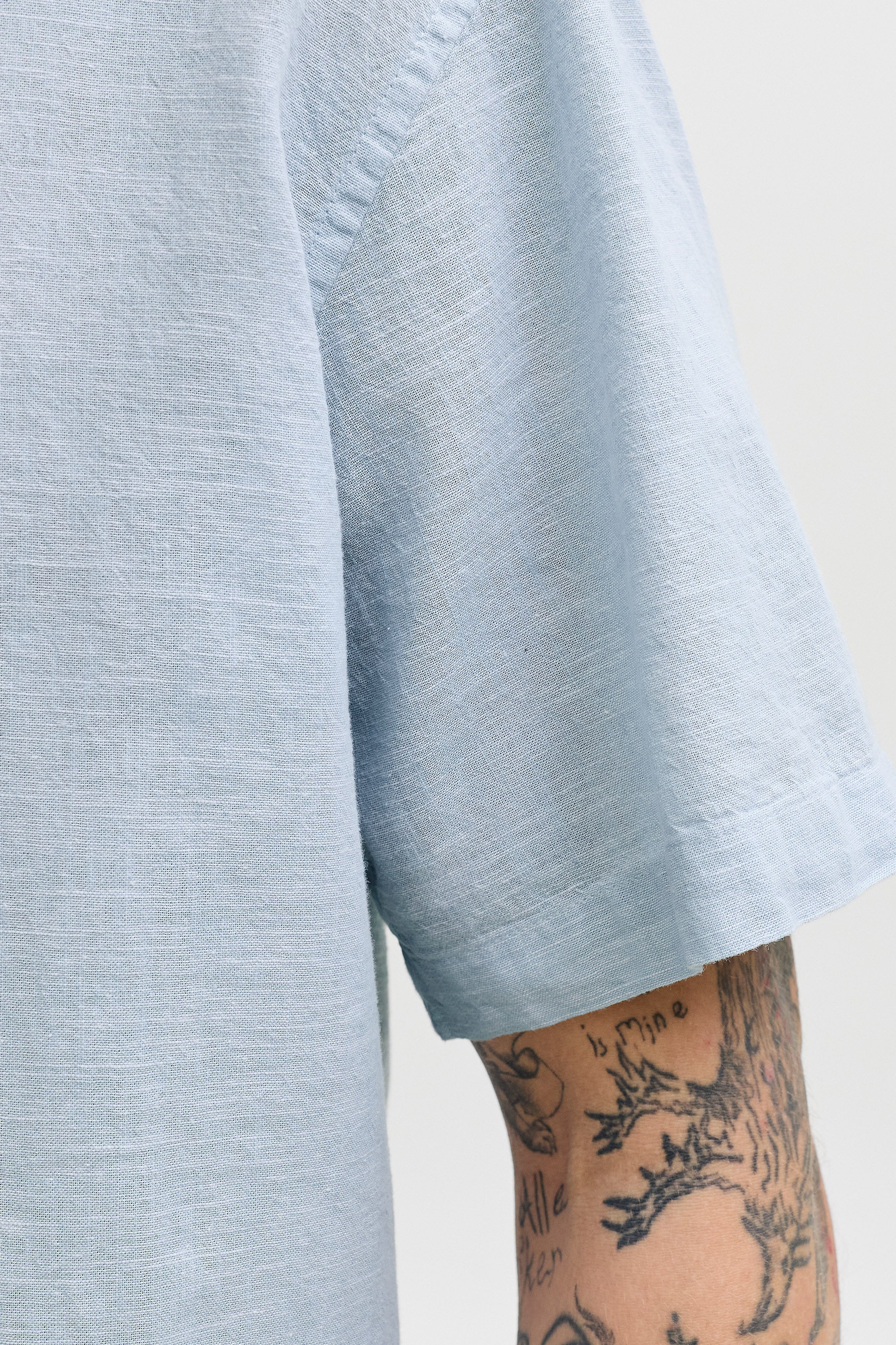 JJESUMMER chemise en lin - Celestial Blue