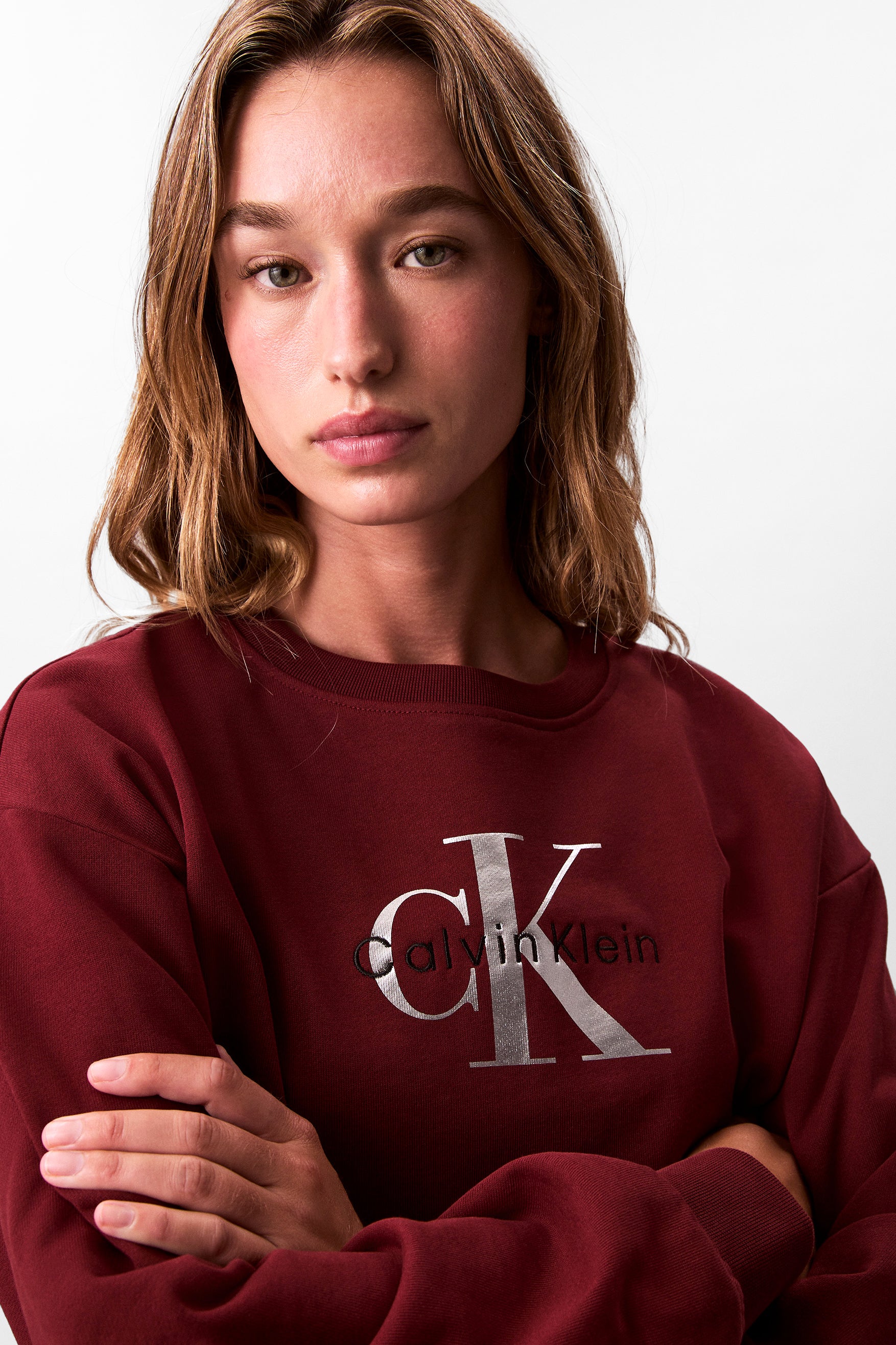 French Terry sweatshirt - Renaissance Red