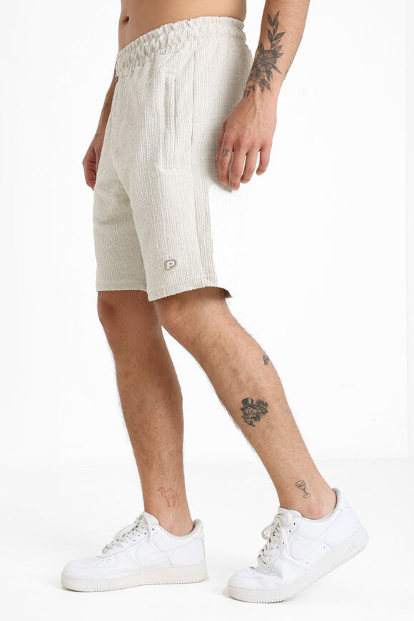 Strukturierte Stoffshorts - Salty Cream
