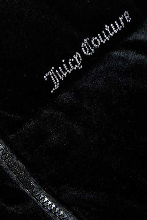 Margo velvet puffer jacket - Black