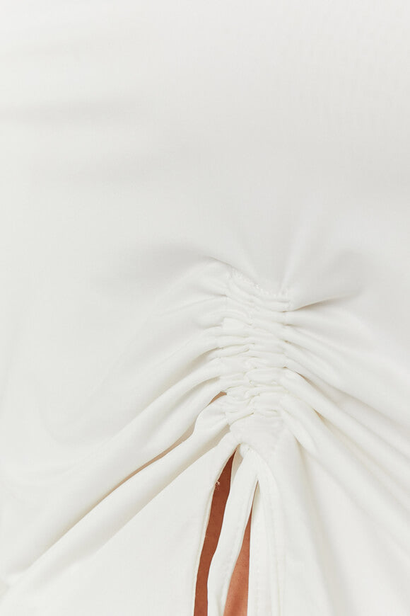 Bandeau Crop Top - Offwhite