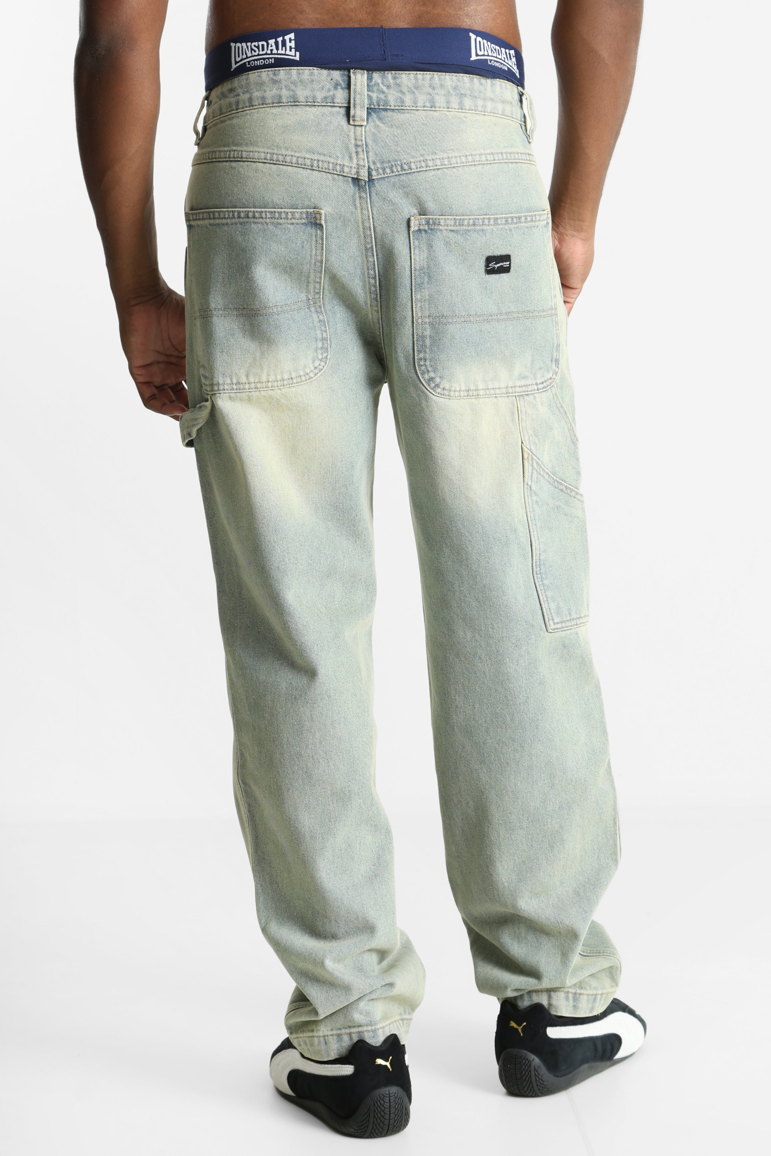 Regular fit jeans - Washed Blue
