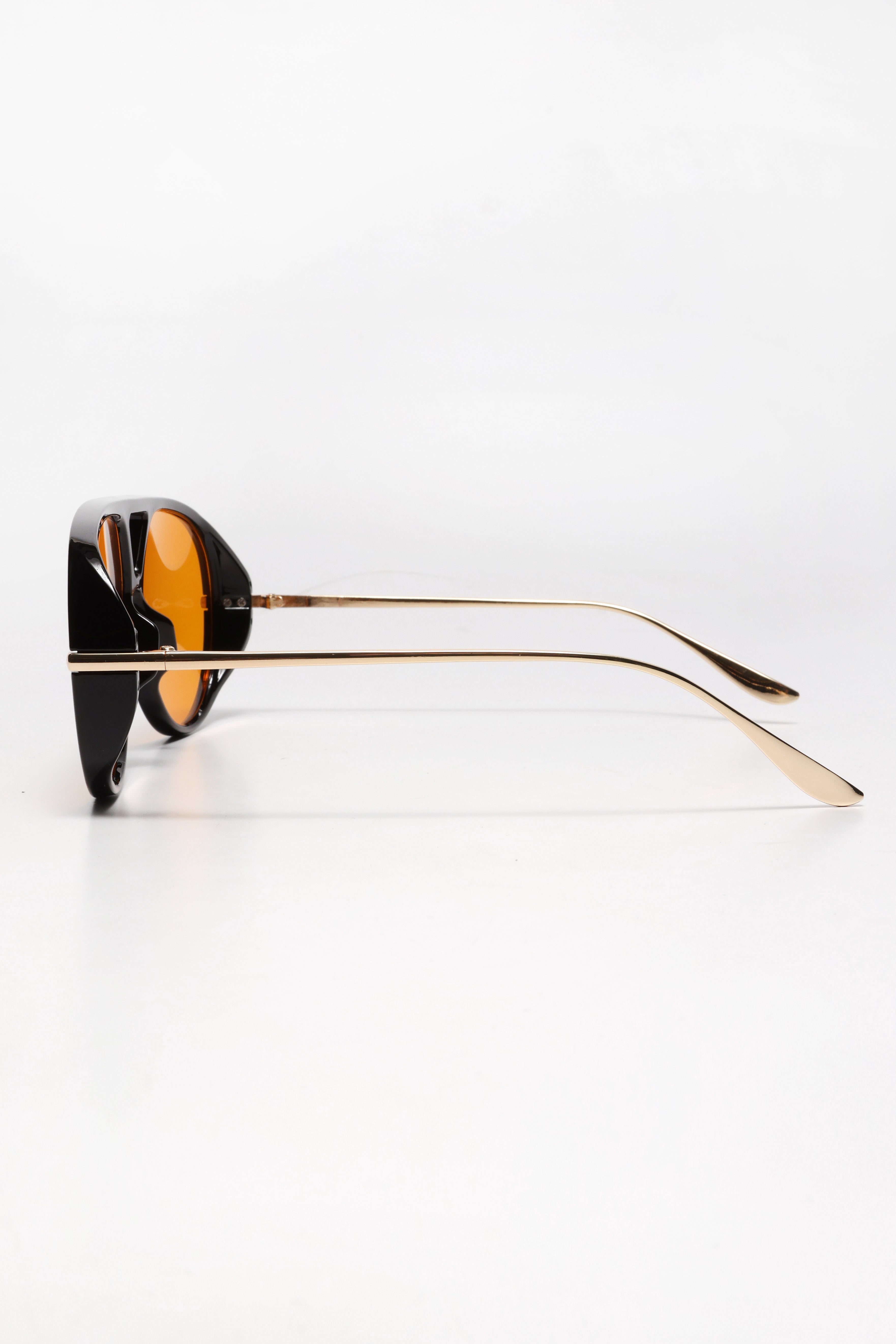 Lunettes de soleil - Black + Gold + Orange