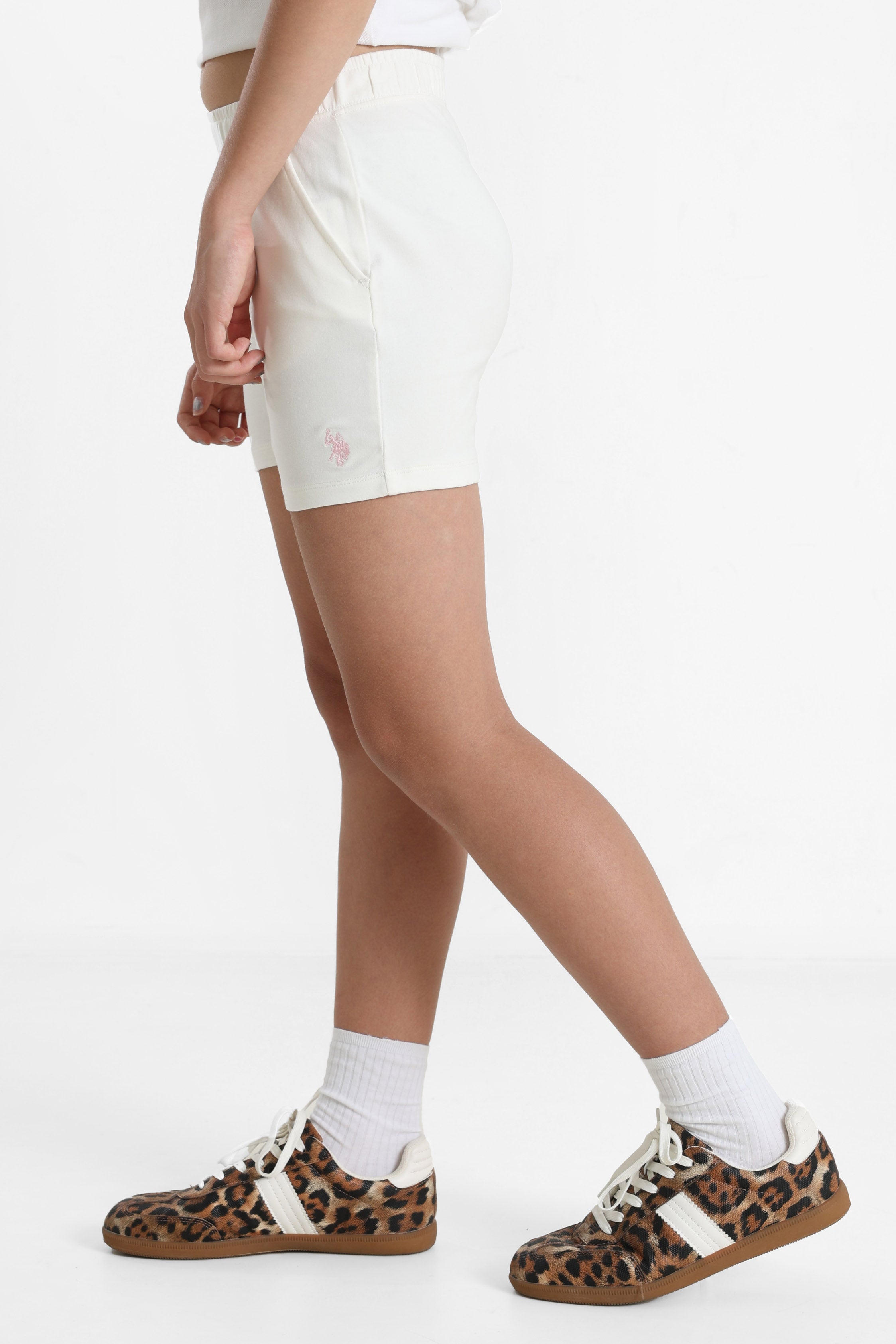 Short Clio in felpa - Offwhite