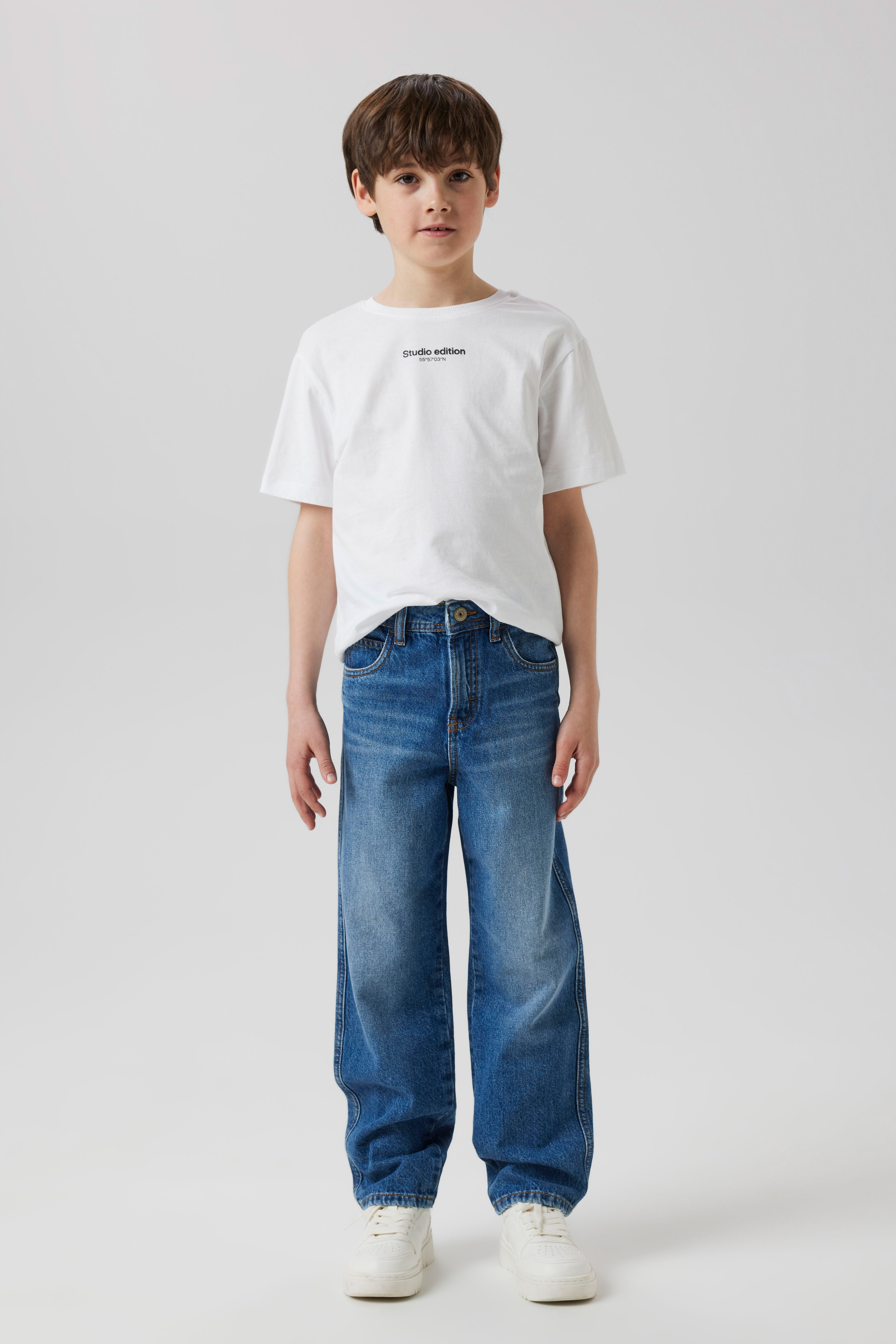 NKMYRAN jean loose fit - Medium Blue Denim