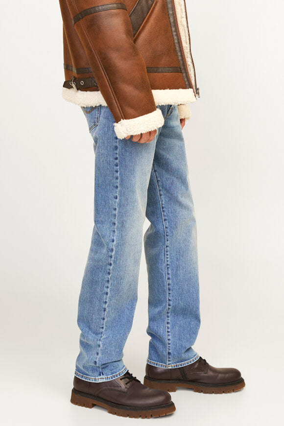 Chris Relaxed Fit Jeans L32 - Bleu clair délavé