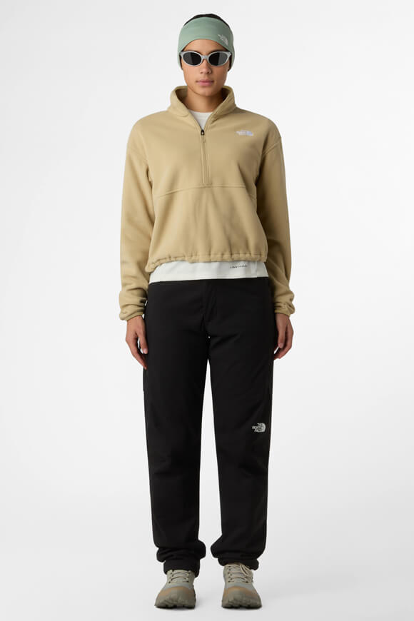 Maglione in pile Glacier Crop - Khaki Stone