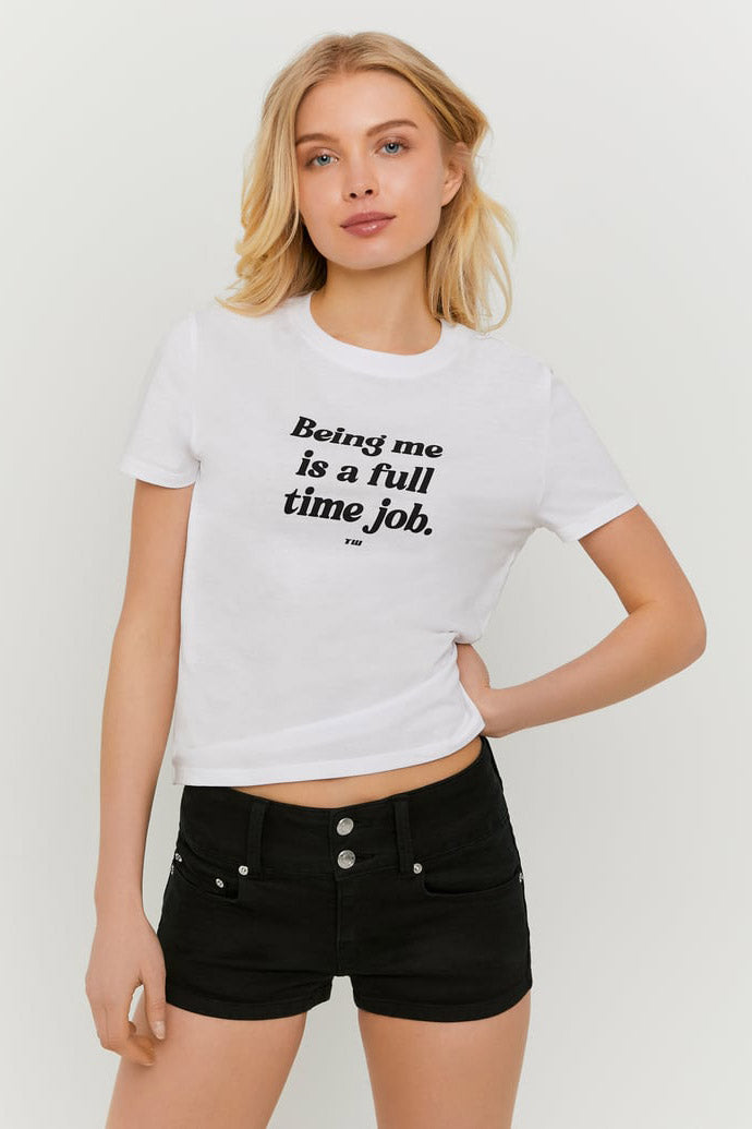 Jeansshorts - Black