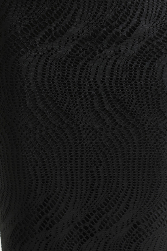 Maxi jupe ajourée - Noir