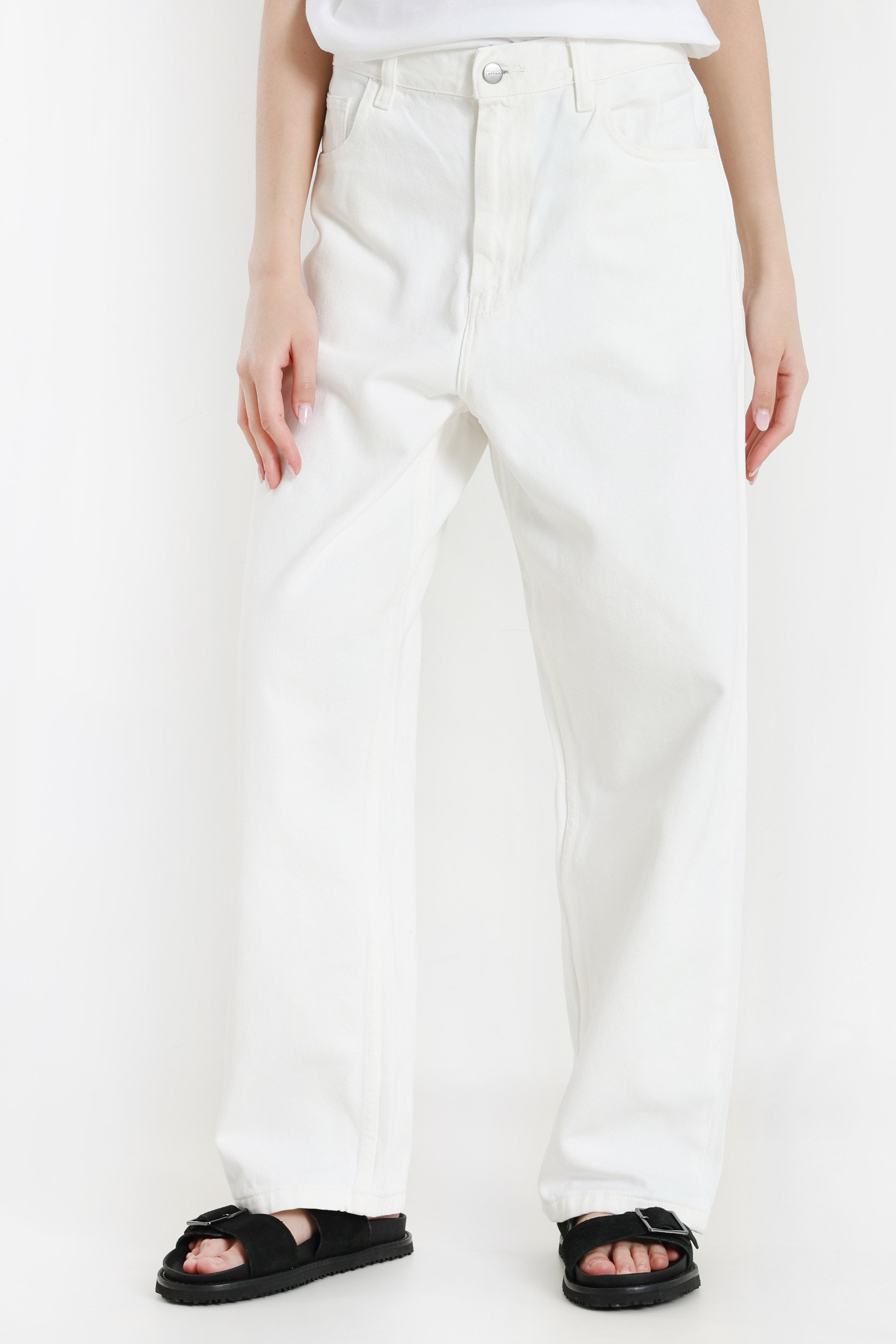 Brandon loose fit jeans - Offwhite