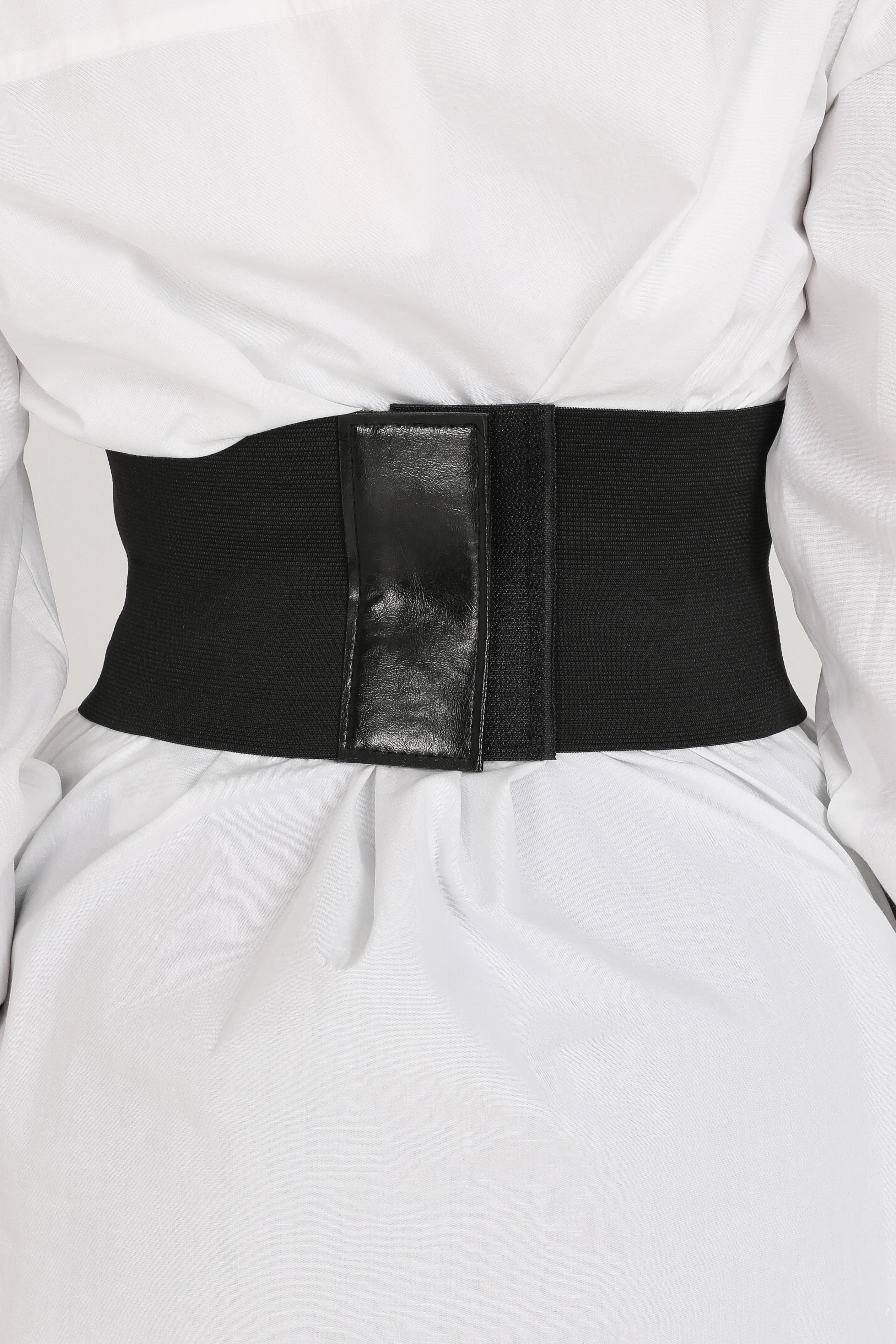 High-waisted belt - Black