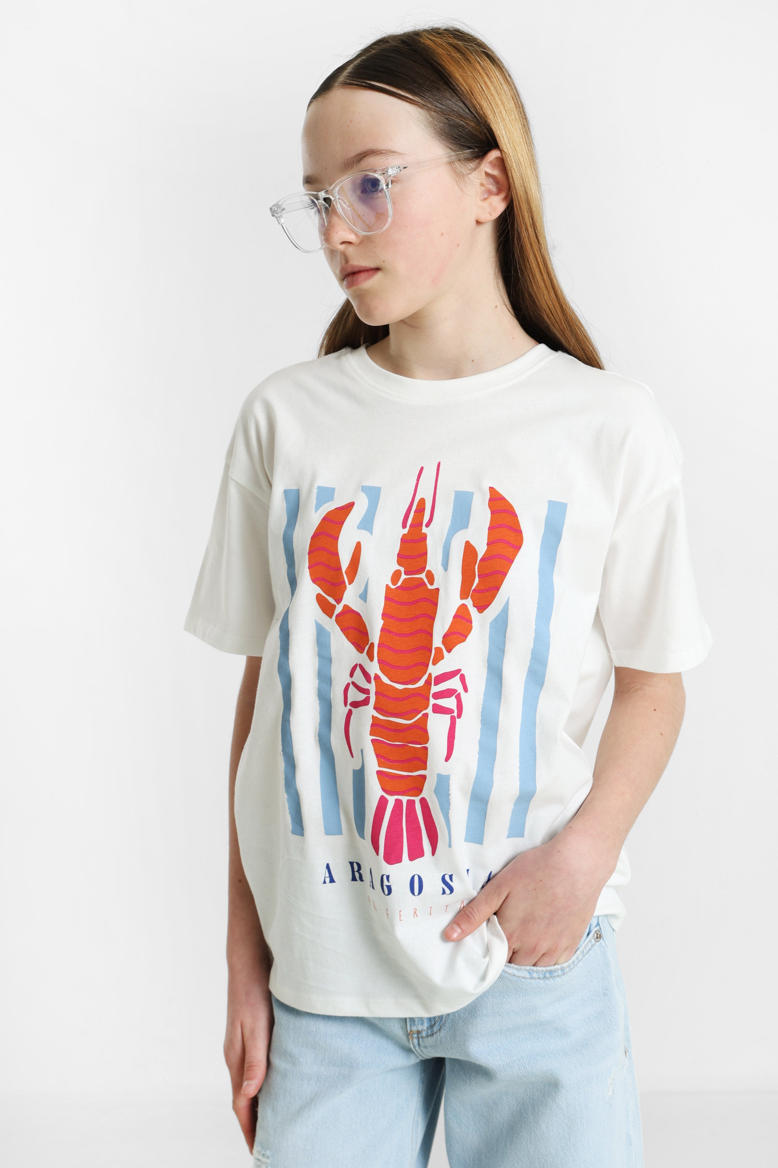 KOGJOANNA Oversize T-Shirt - Cloud Dancer