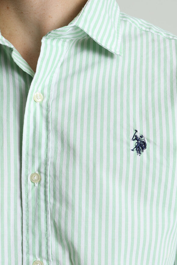 Chemise - Green + White