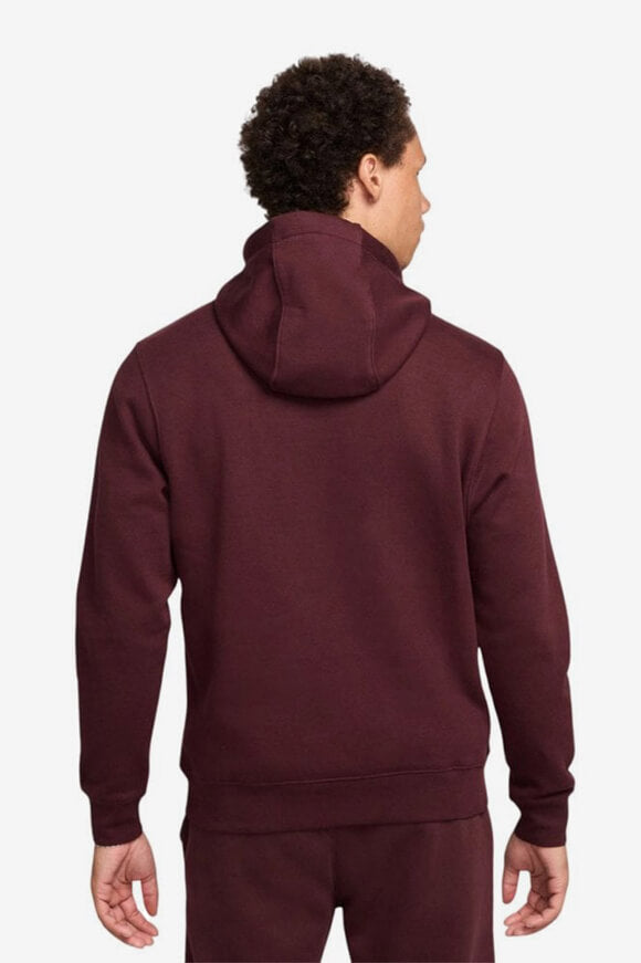 Sportswear Club Fleece Hooded Sweatshirt - Burgundy Crush