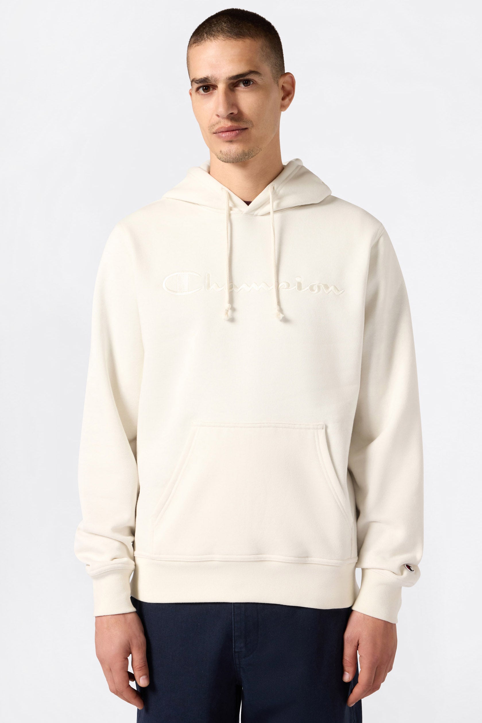 Hooded sweatshirt - Cream