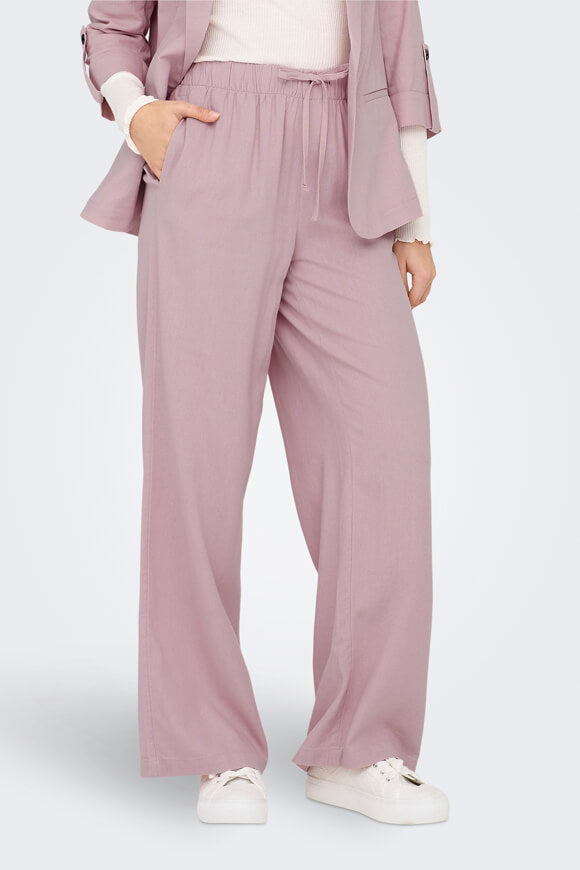 Caro pantalon en lin L32 - Violet Ice