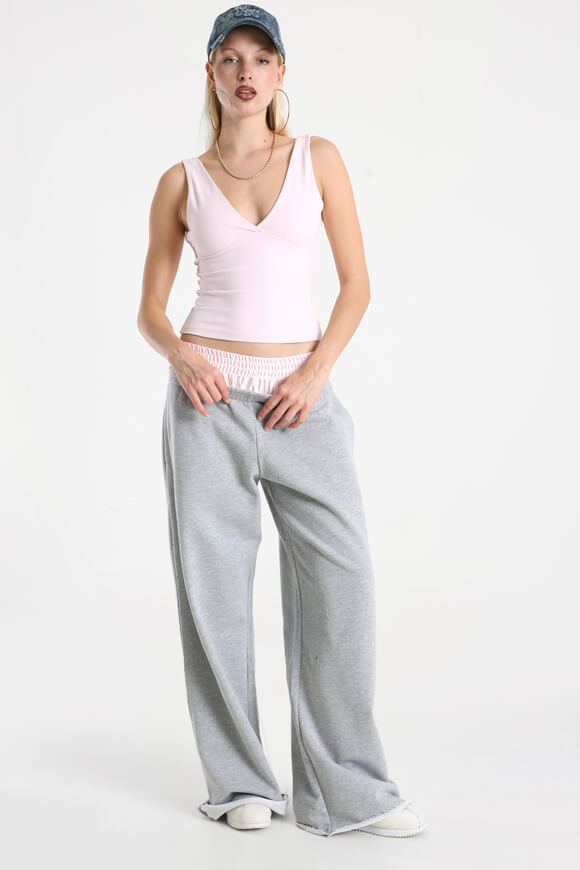 Wide leg sweatpants - gray