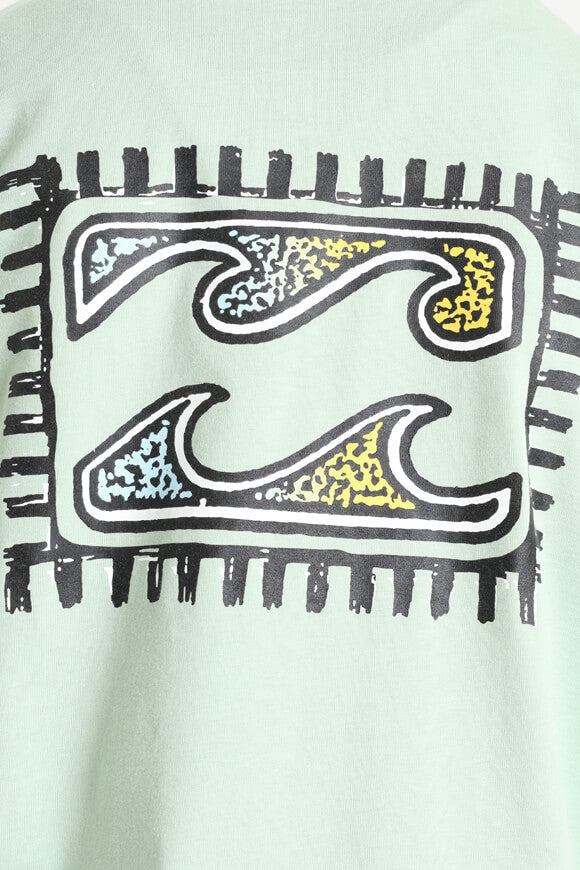 Crayon Wave T-Shirt - Seafoam