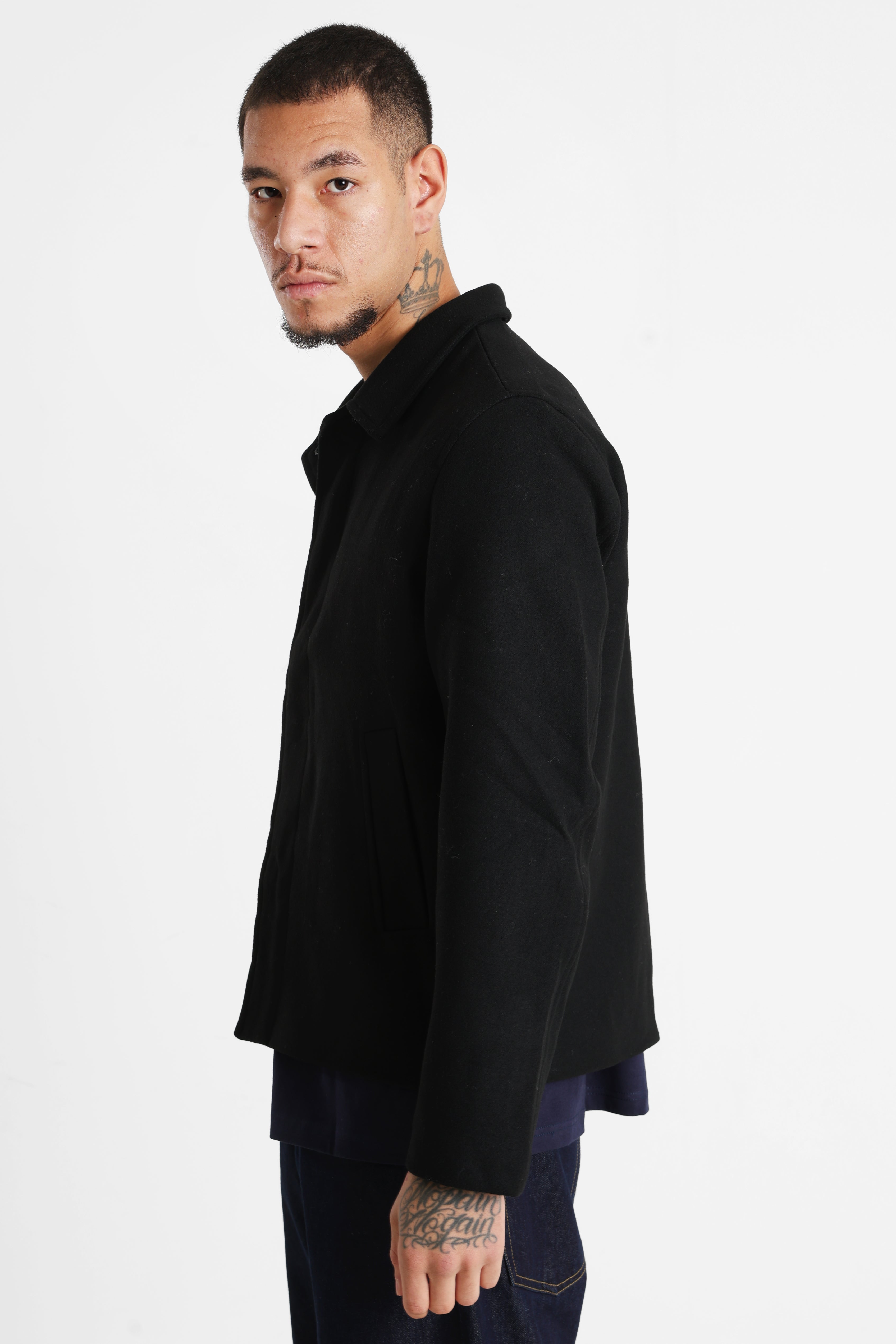 JJEHARRISON kurzer Mantel - Black