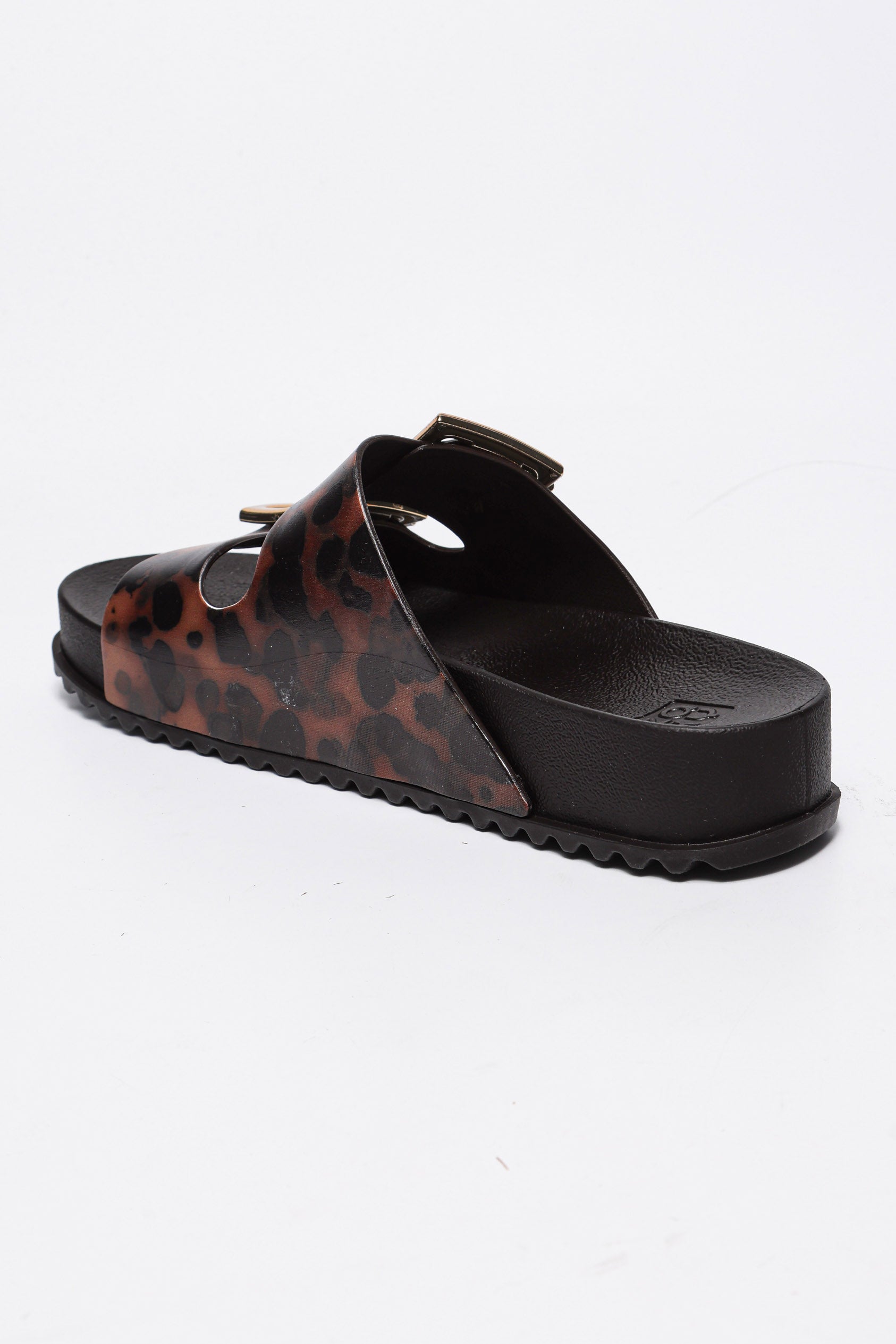 Pantoletten - Brown + Turtle