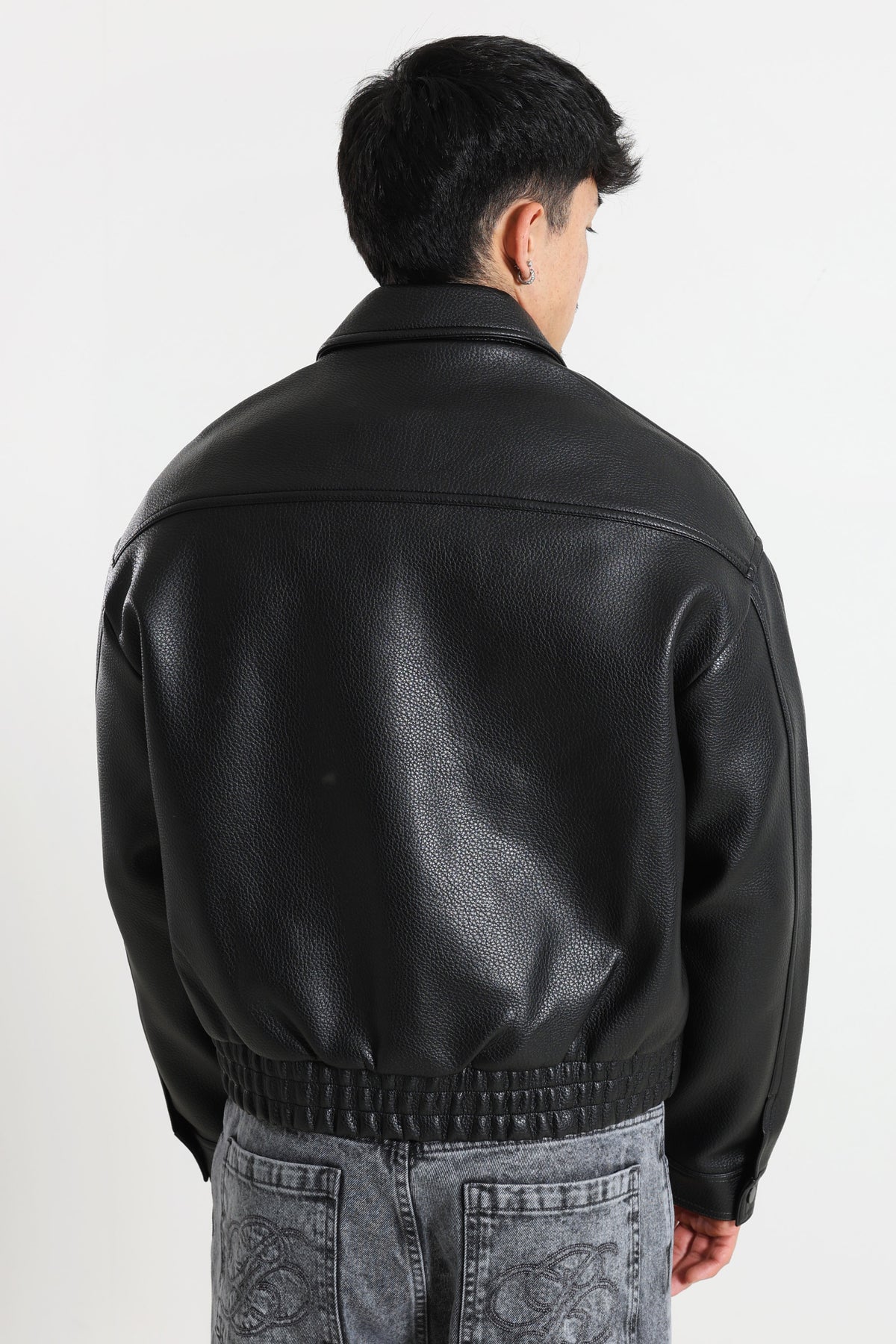 Giacca in ecopelle - Black