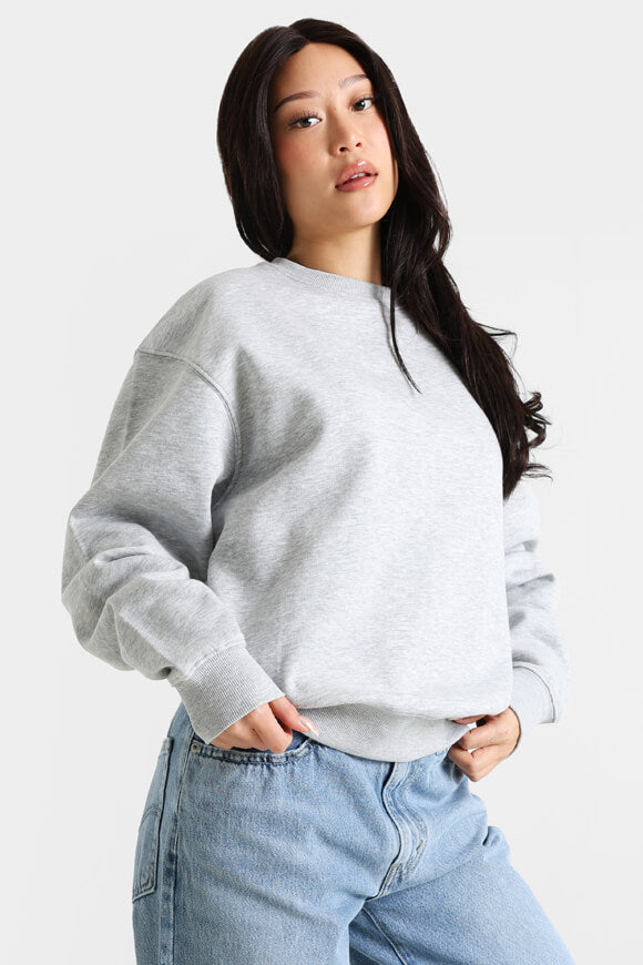 Sweat-shirt - gris chiné