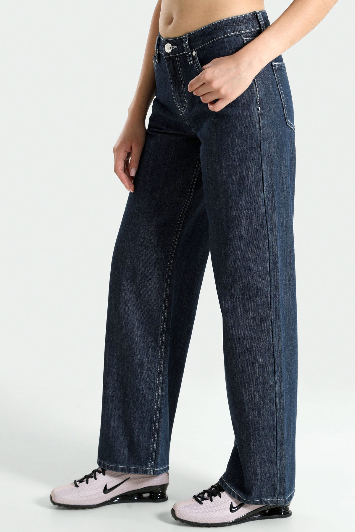 Jean straight fit - Bleu foncé