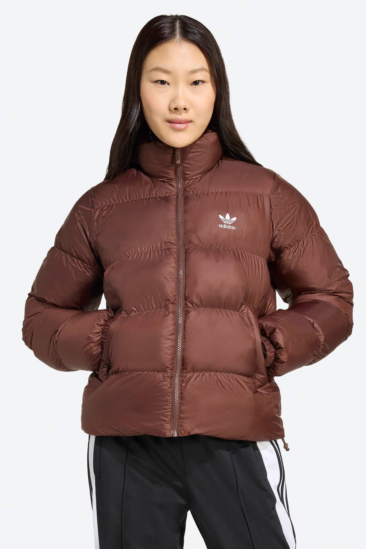Adicolor quilted jacket - Auburn