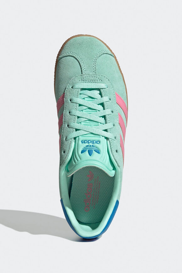 Sneaker Gazelle - Menta chiara + Rosa Bliss + Blu brillante