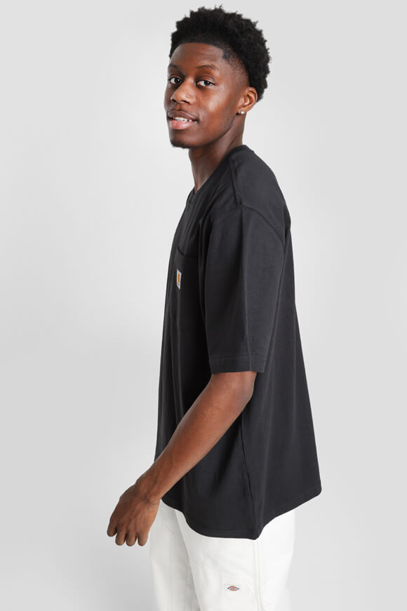 Pocket Oversize T-Shirt - Black