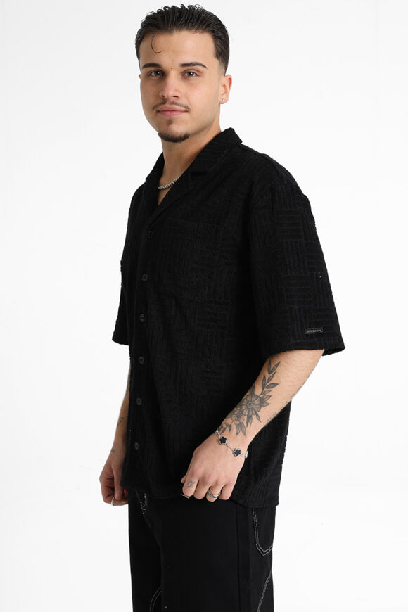 Camicia in spugna - Nero