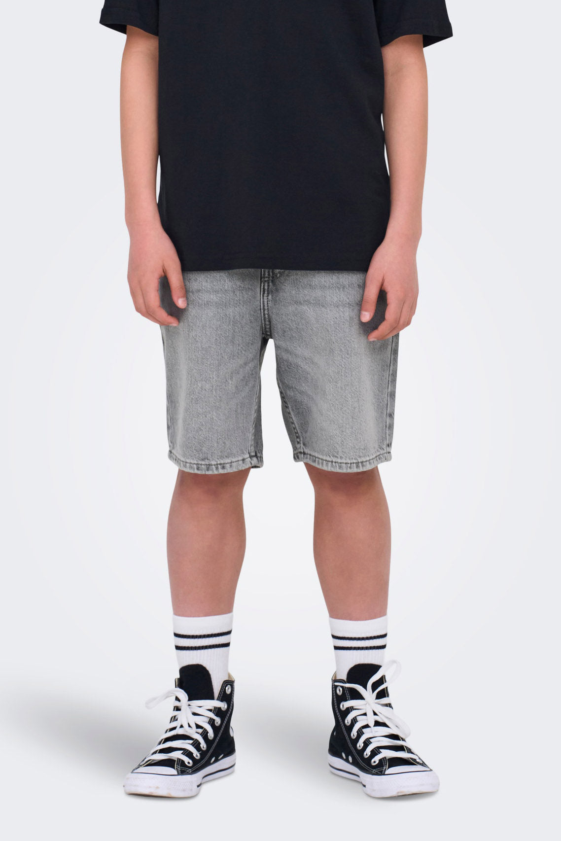 OSJEDGE denim shorts - Medium Grey Denim