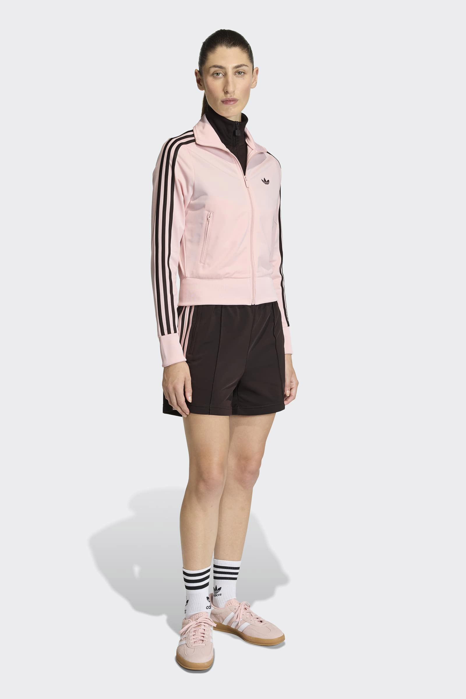 Firebird training jacket - Sandy Pink + Aurora Coffee