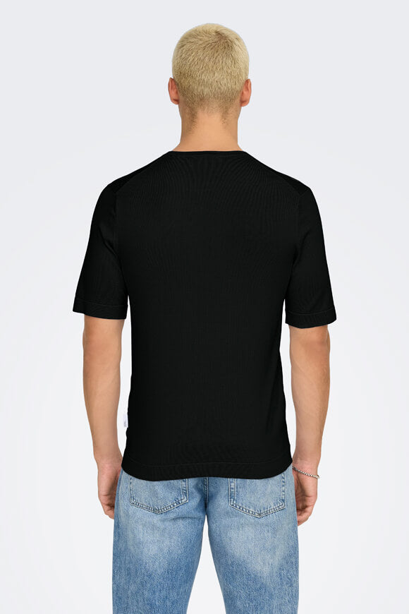 Wyler Strick T-Shirt - Black