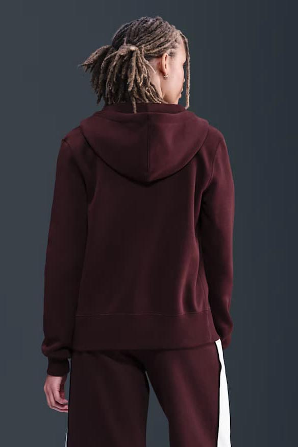 Kapuzensweatjacke - Burgundy Crush