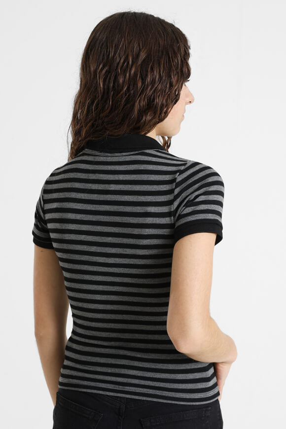 T-Shirt court - Black + Grey