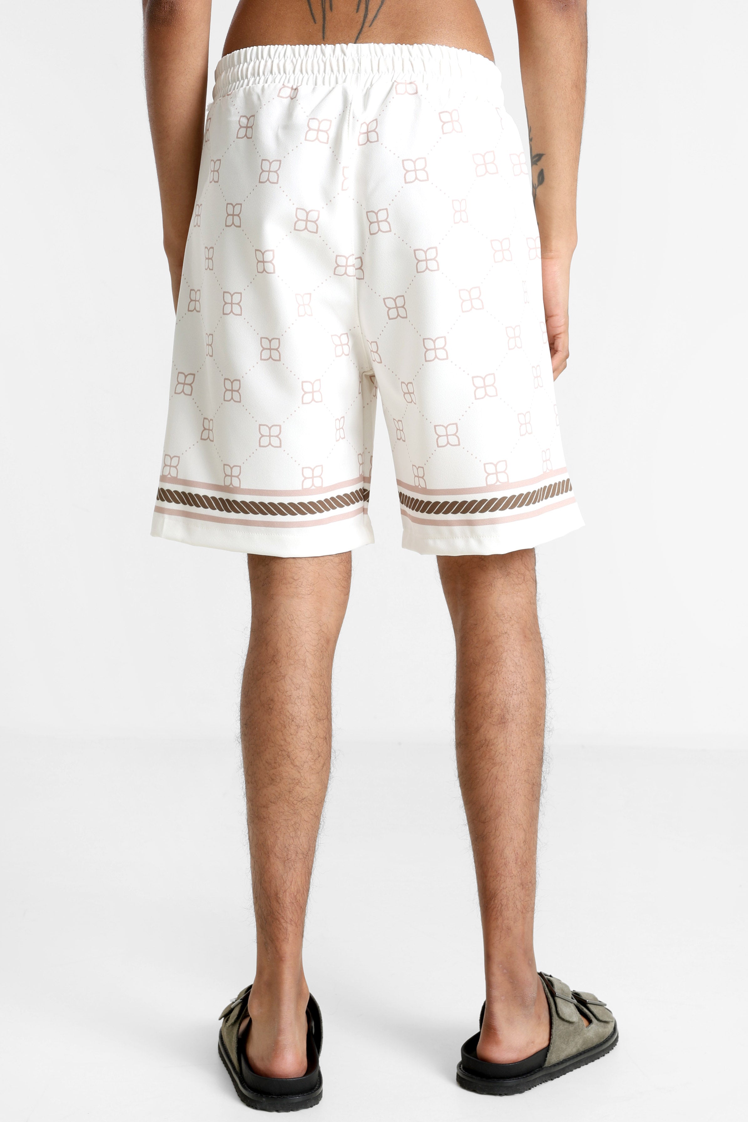 Short en tissu - Offwhite