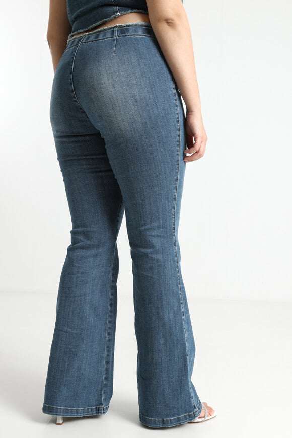 Flare Jeans - Dunkelblau